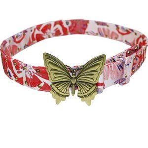 NWT Steve Madden Y2K Butterfly Floral Belt, Size XL